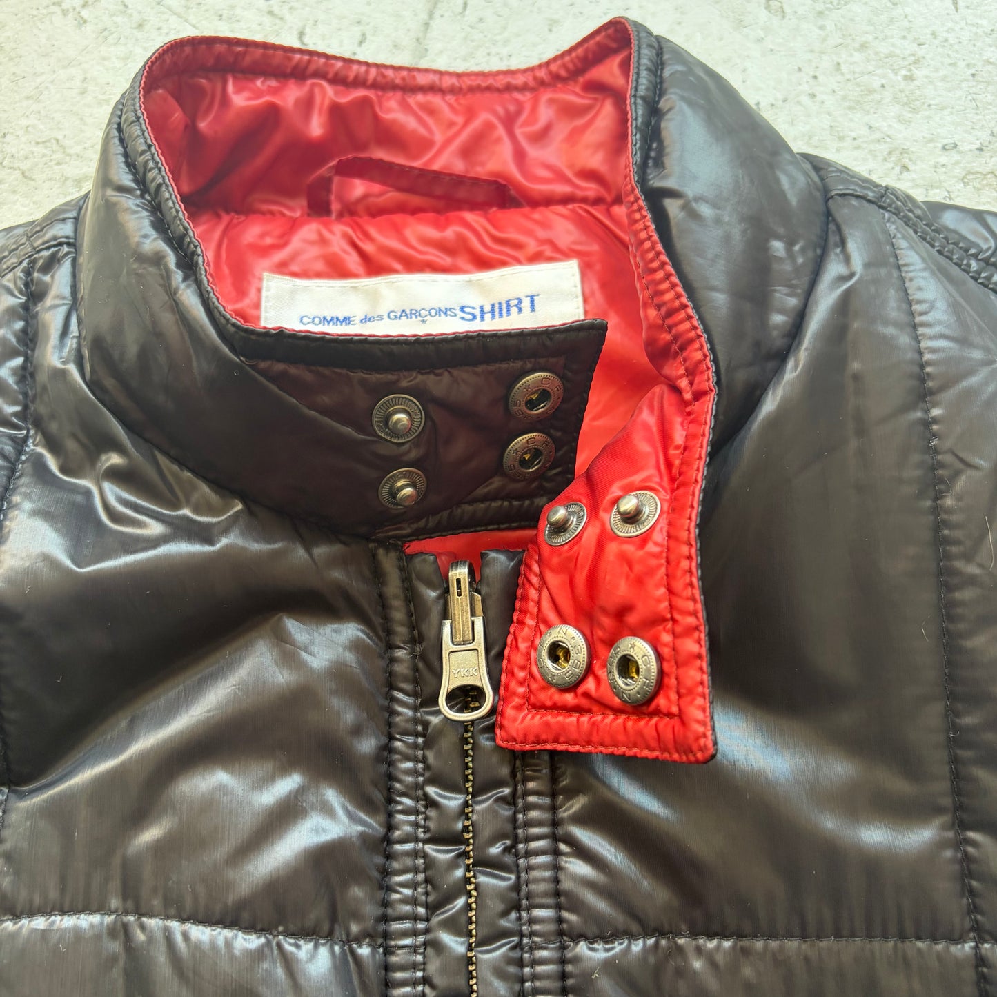 Comme Des Garcons Shirt Reversible Puffer Vest (S)