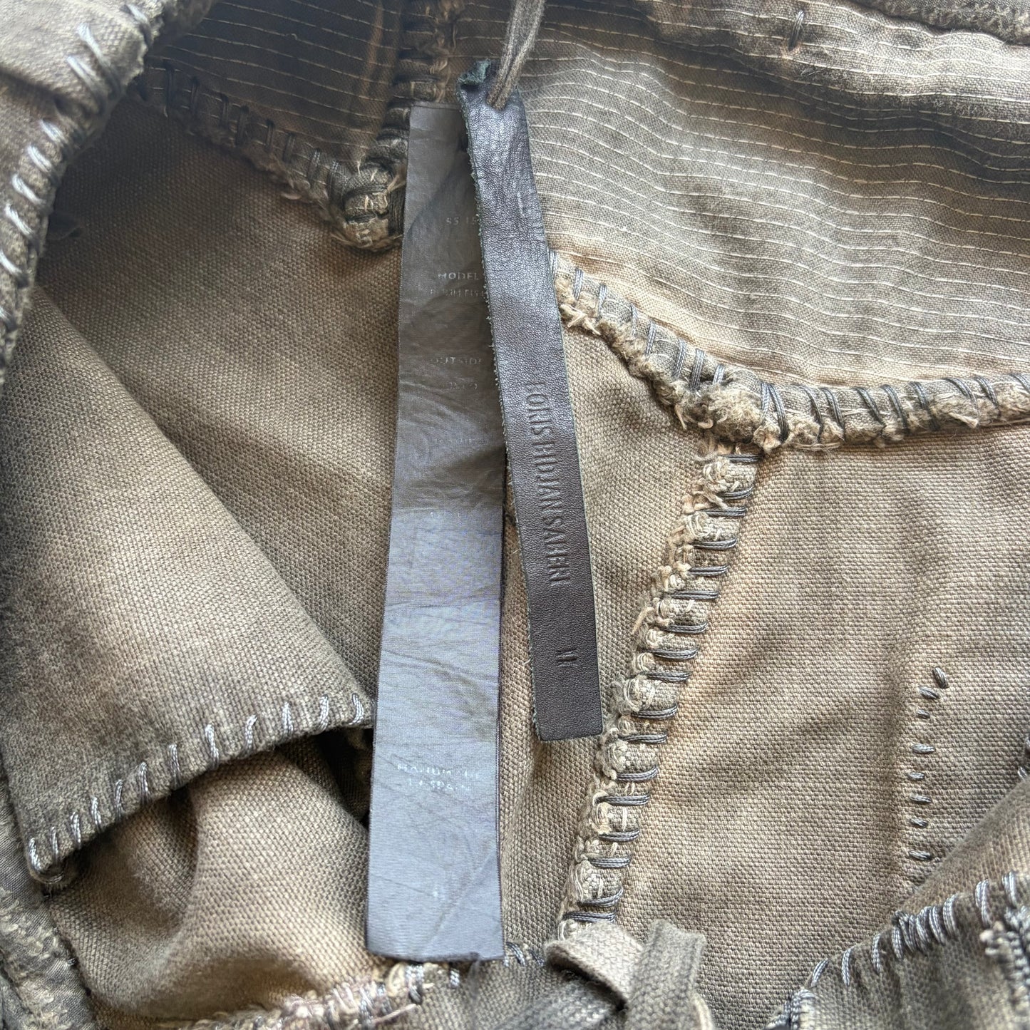 Boris Bidjan Saberi P13 Olive Denim (L)