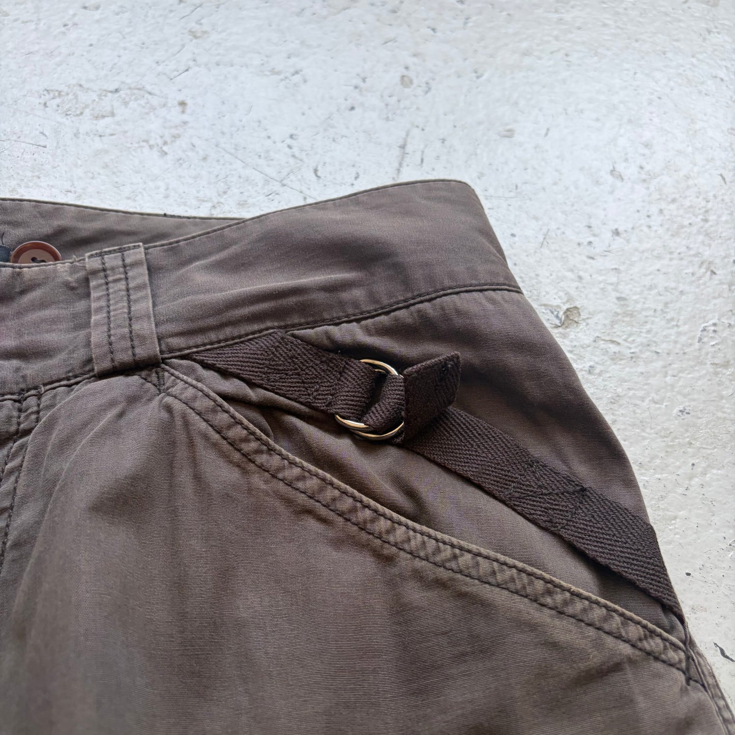 Dolce & Gabbana Early 2000s Olive Bondage Cargos (46)