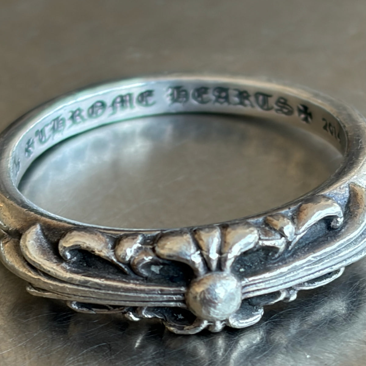 Chrome Hearts Baby Floral Ring (10.5)