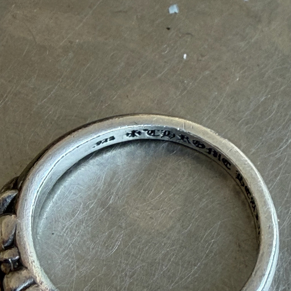 Chrome Hearts Baby Floral Ring (10.5)