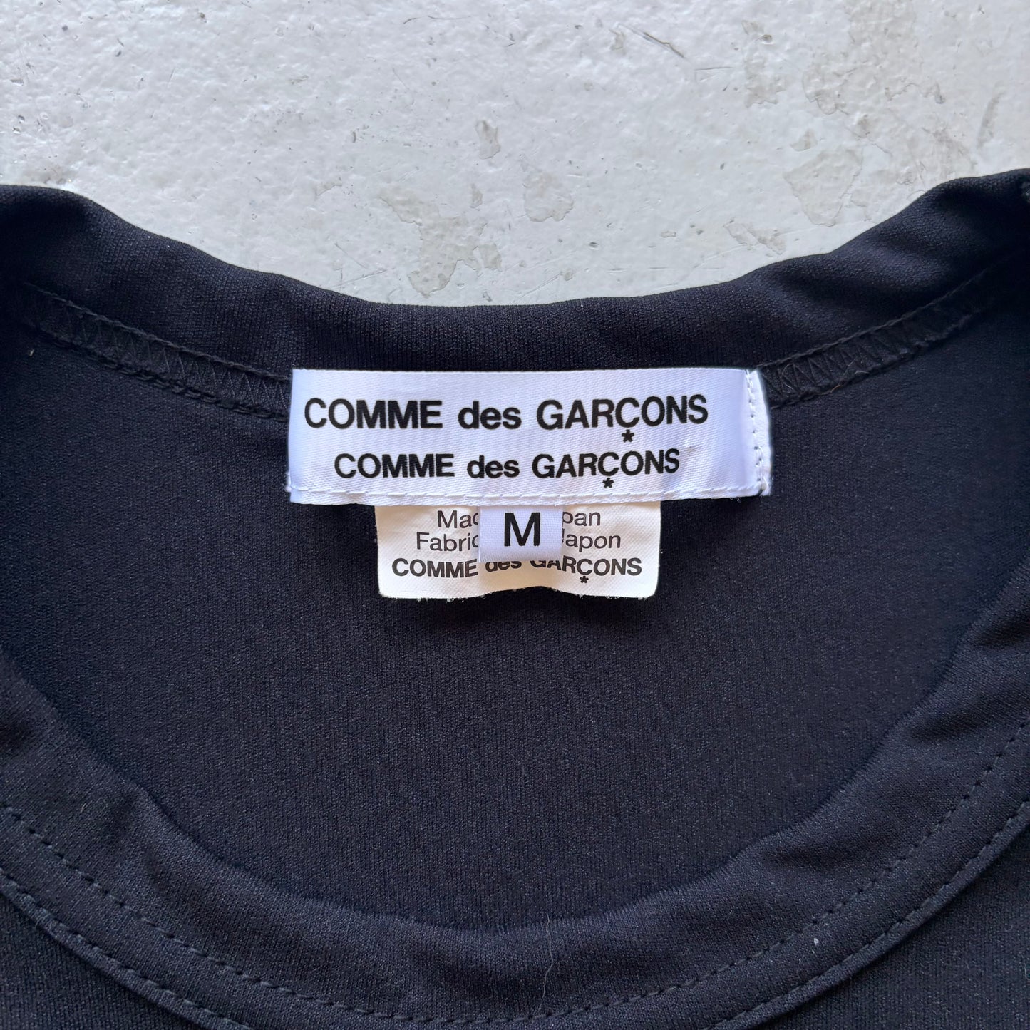 Comme Des Garcons AD2017 Black Short Sleeve Shirt (M)