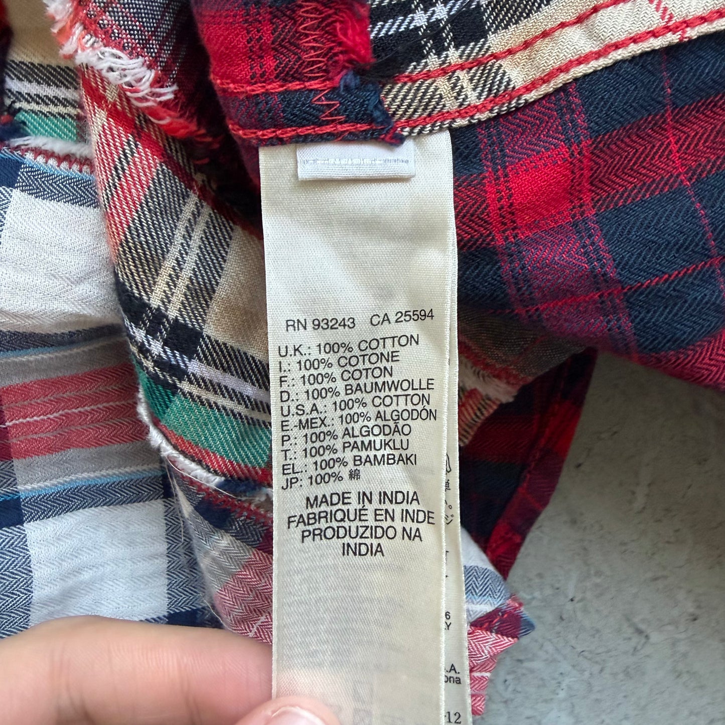 Diesel Reconstructed Flannel (XS)