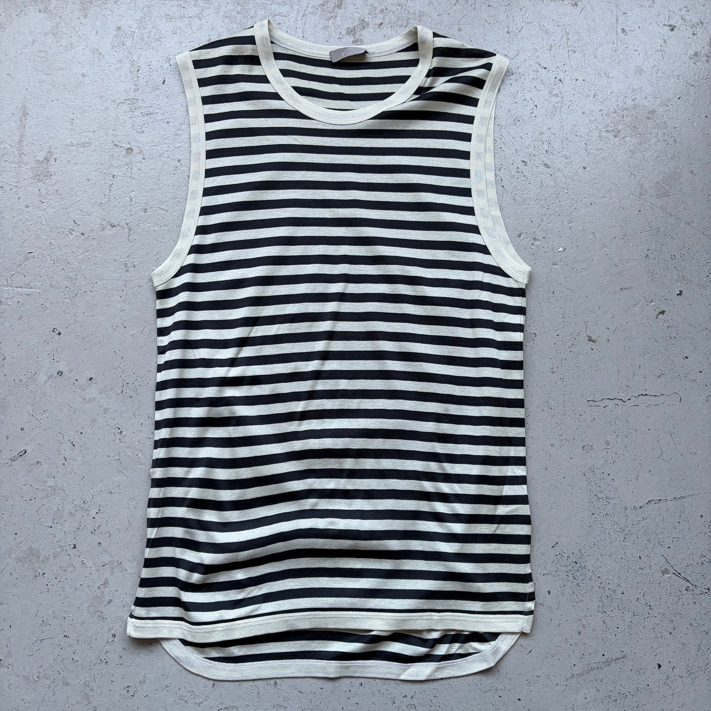 Dior Homme SS07 Navigate Striped Tank Top (M)