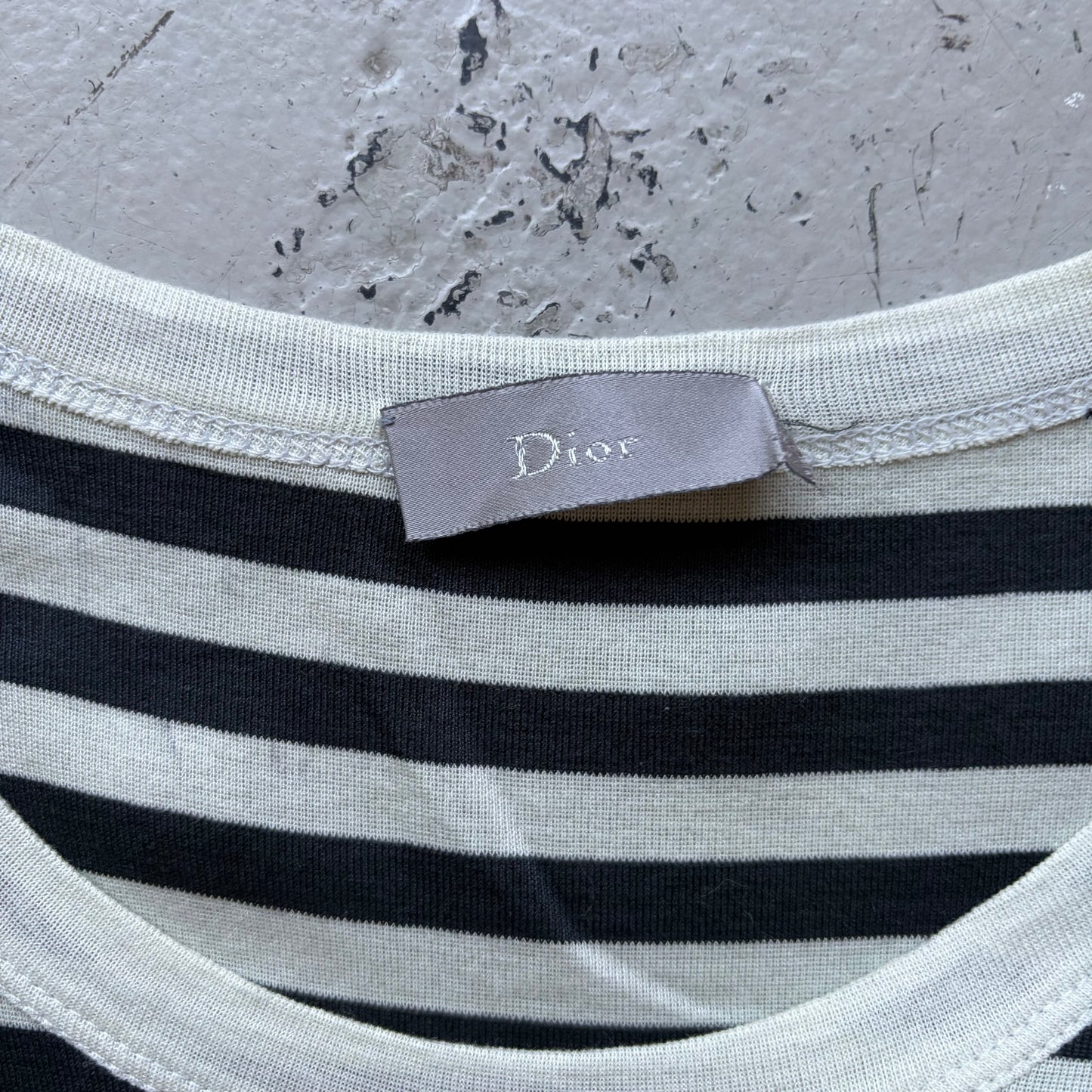 Dior Homme SS07 Navigate Striped Tank Top (M)