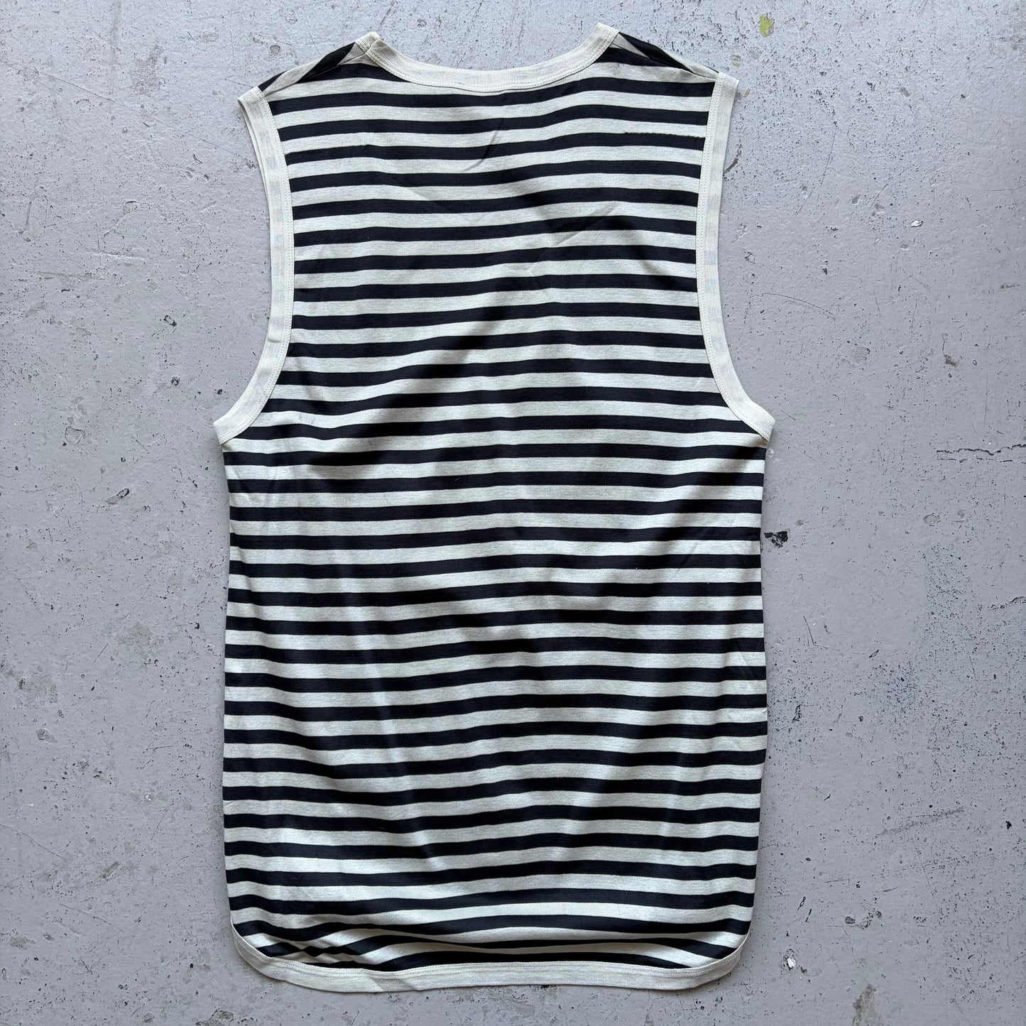 Dior Homme SS07 Navigate Striped Tank Top (M)