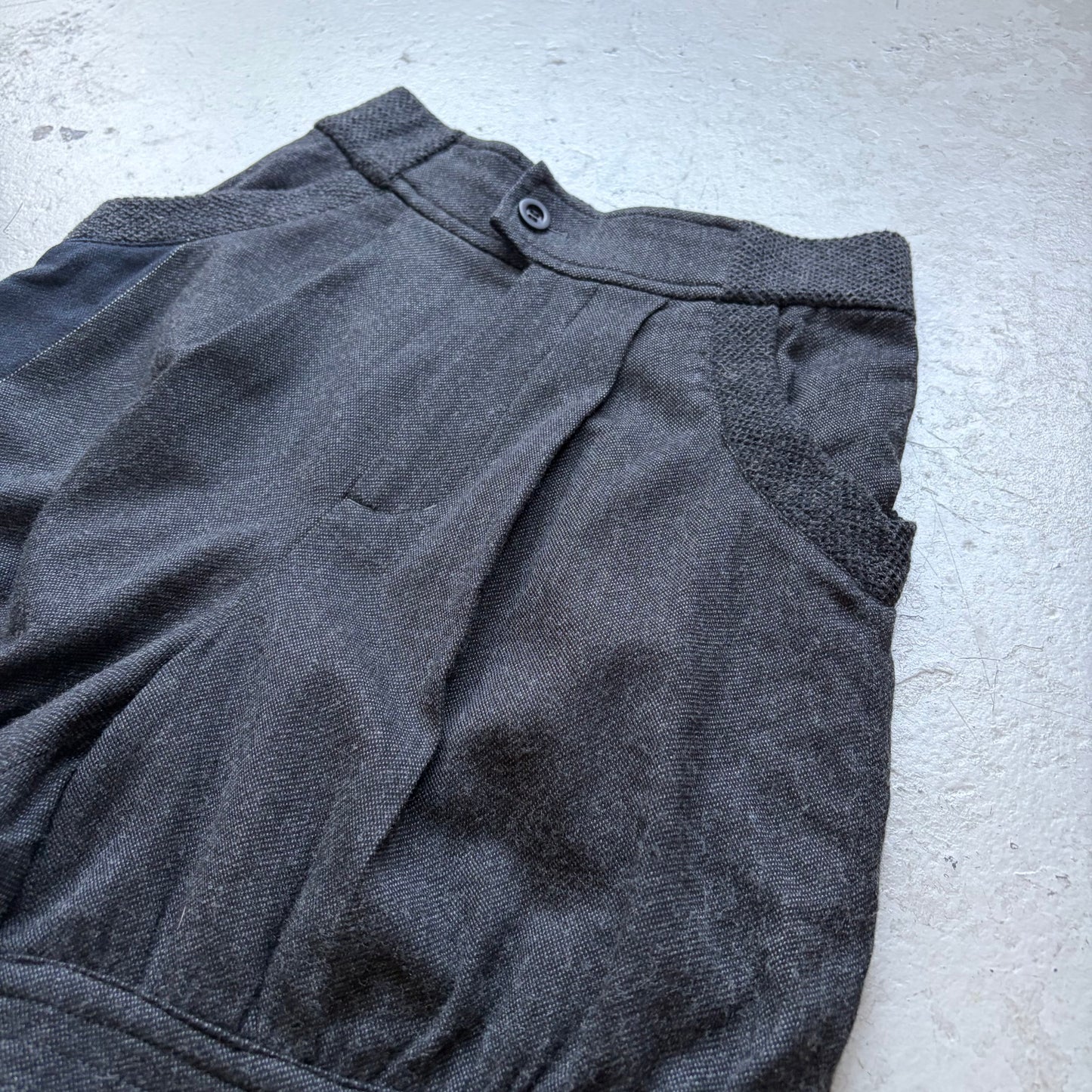 Tsumori Chisato Grey Wool Shorts (2)