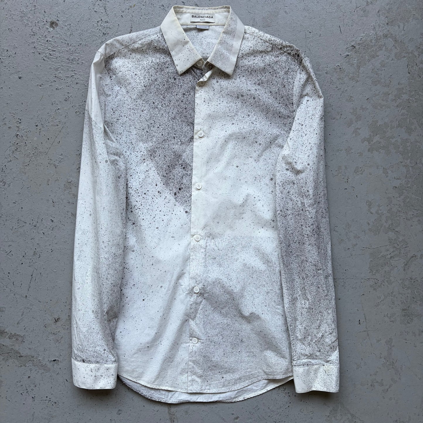 Balenciaga Paris Alexander Wang Paint Splatter Button Up (39)