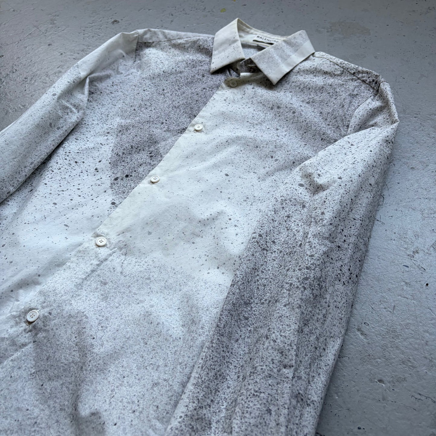 Balenciaga Paris Alexander Wang Paint Splatter Button Up (39)