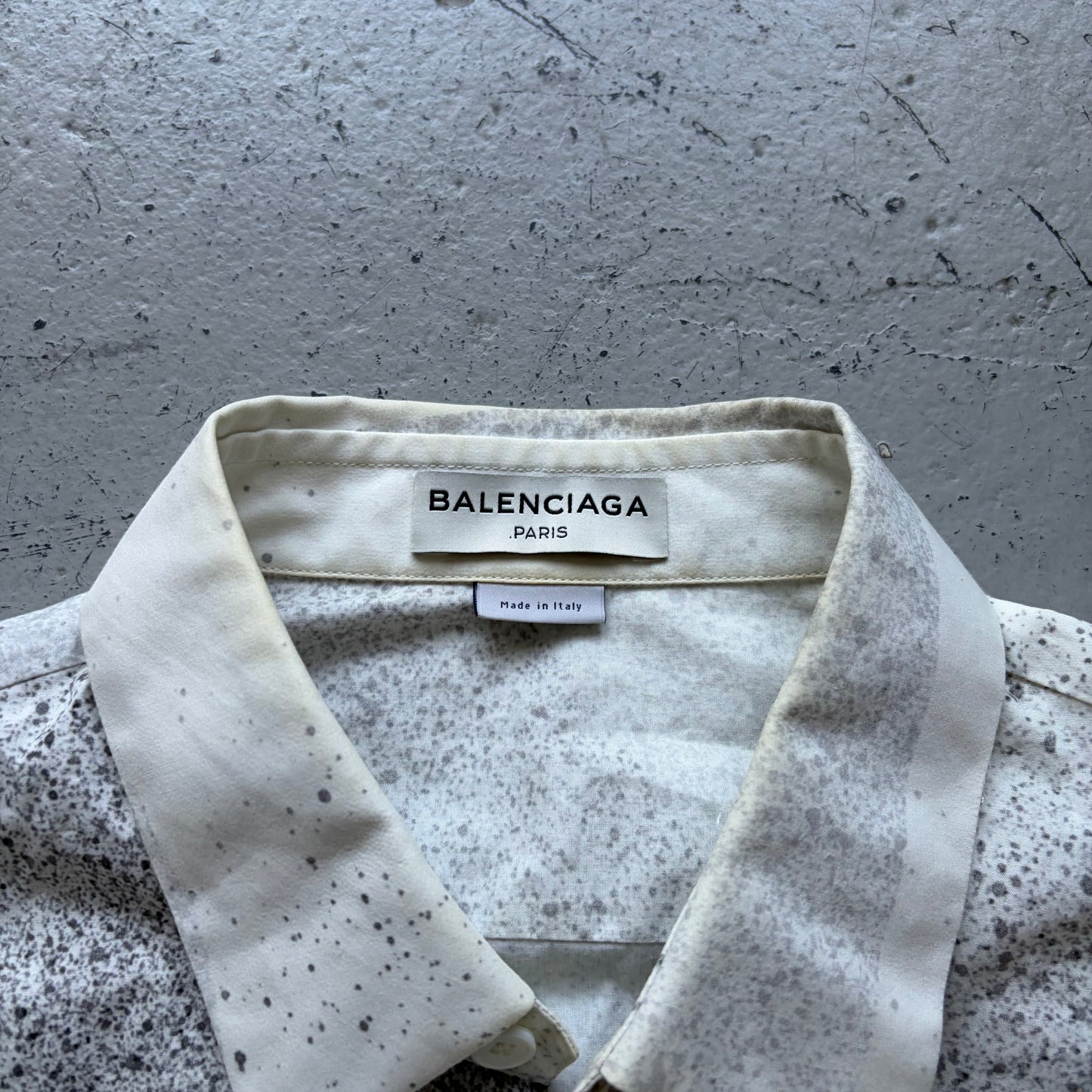 Balenciaga Paris Alexander Wang Paint Splatter Button Up (39)