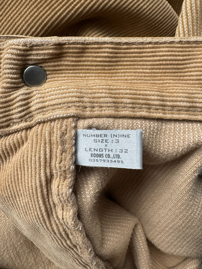 Number Nine Khaki Corduroy Bottoms (3)