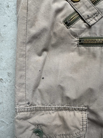 Dolce & Gabbana 2000's Olive Multi Pocket Cargo Pants (52)