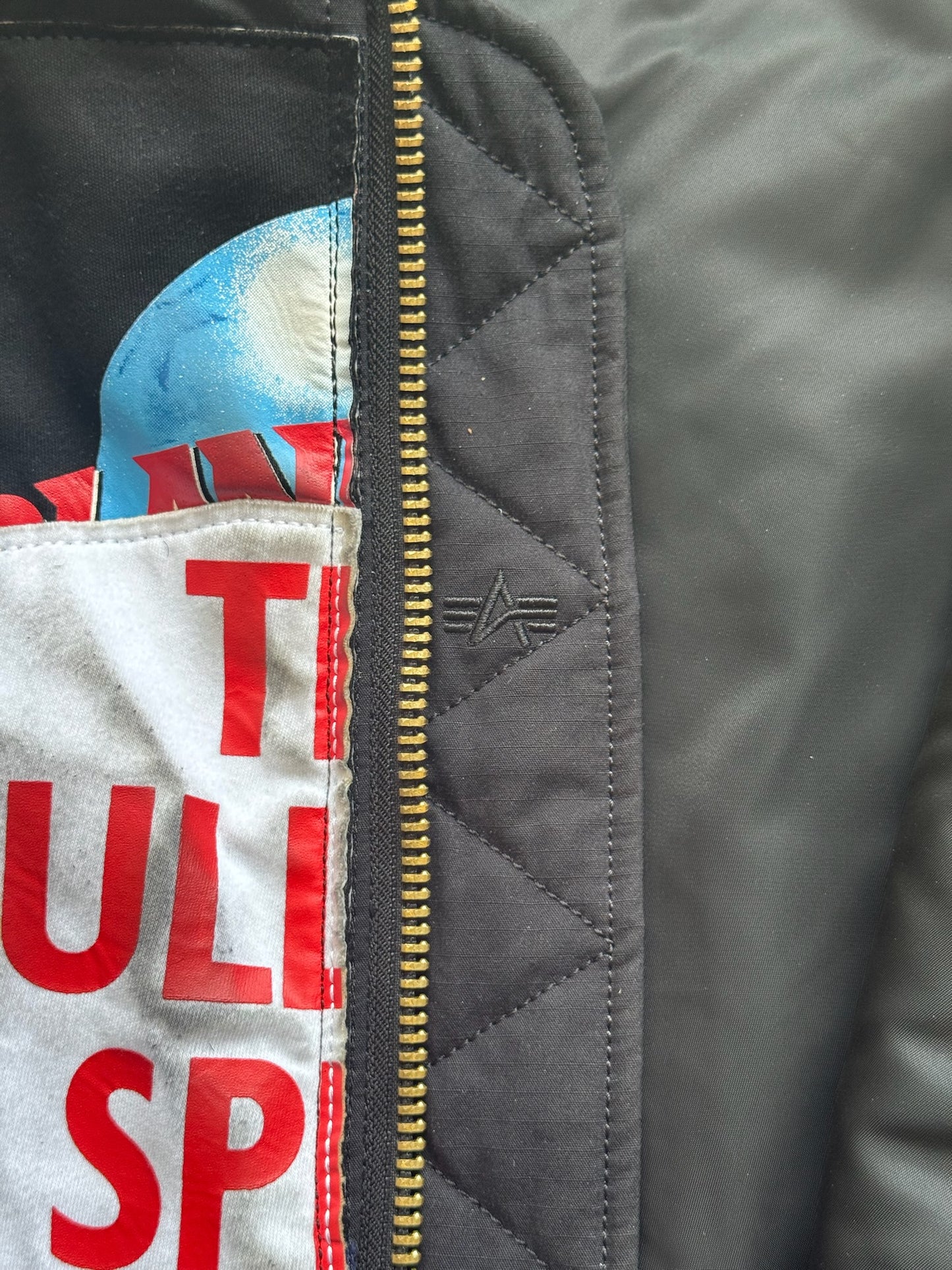 Vetements Bulldog Spirit Reversible Bomber Jacket (XS)