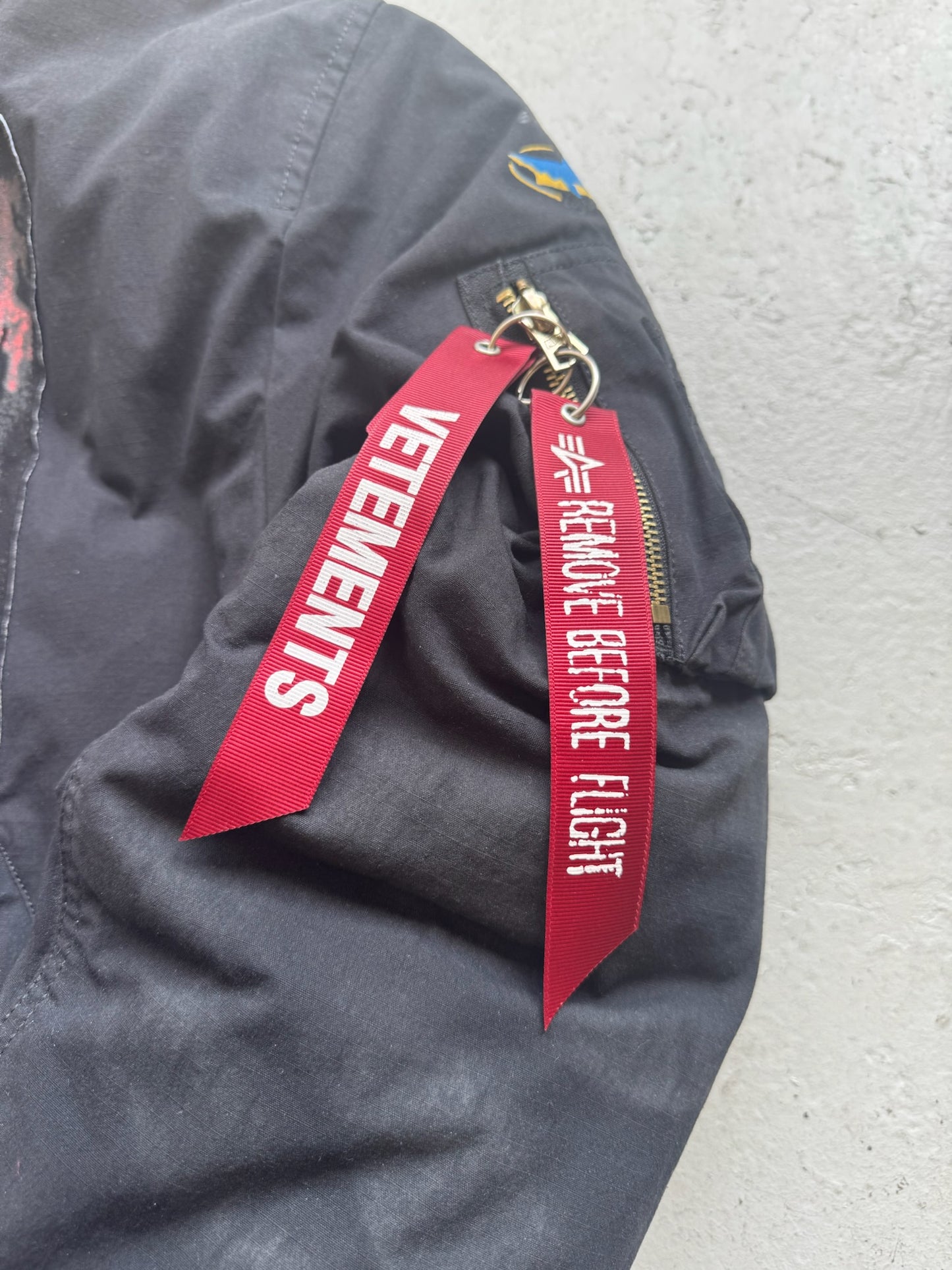 Vetements Bulldog Spirit Reversible Bomber Jacket (XS)