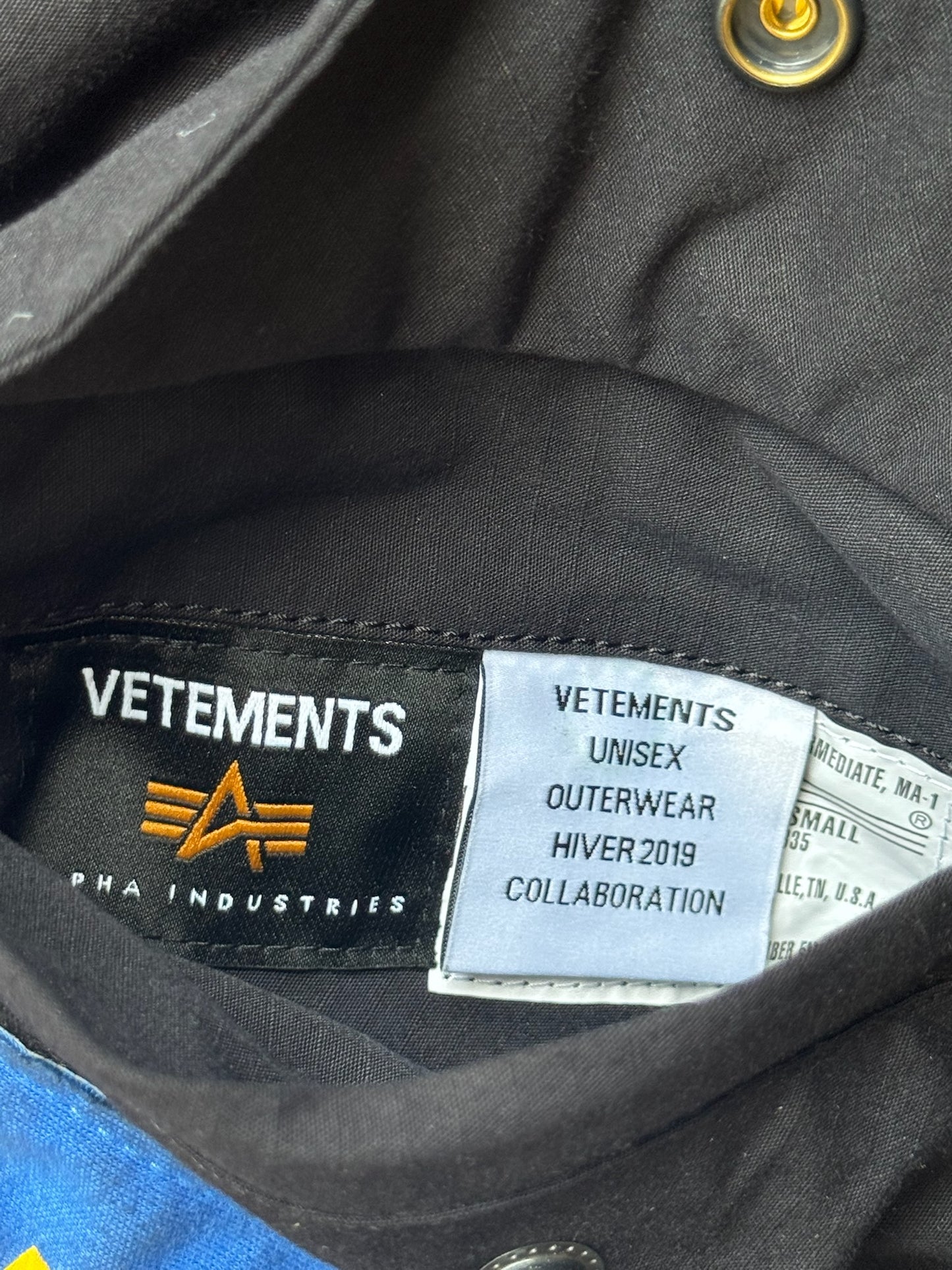 Vetements Bulldog Spirit Reversible Bomber Jacket (XS)
