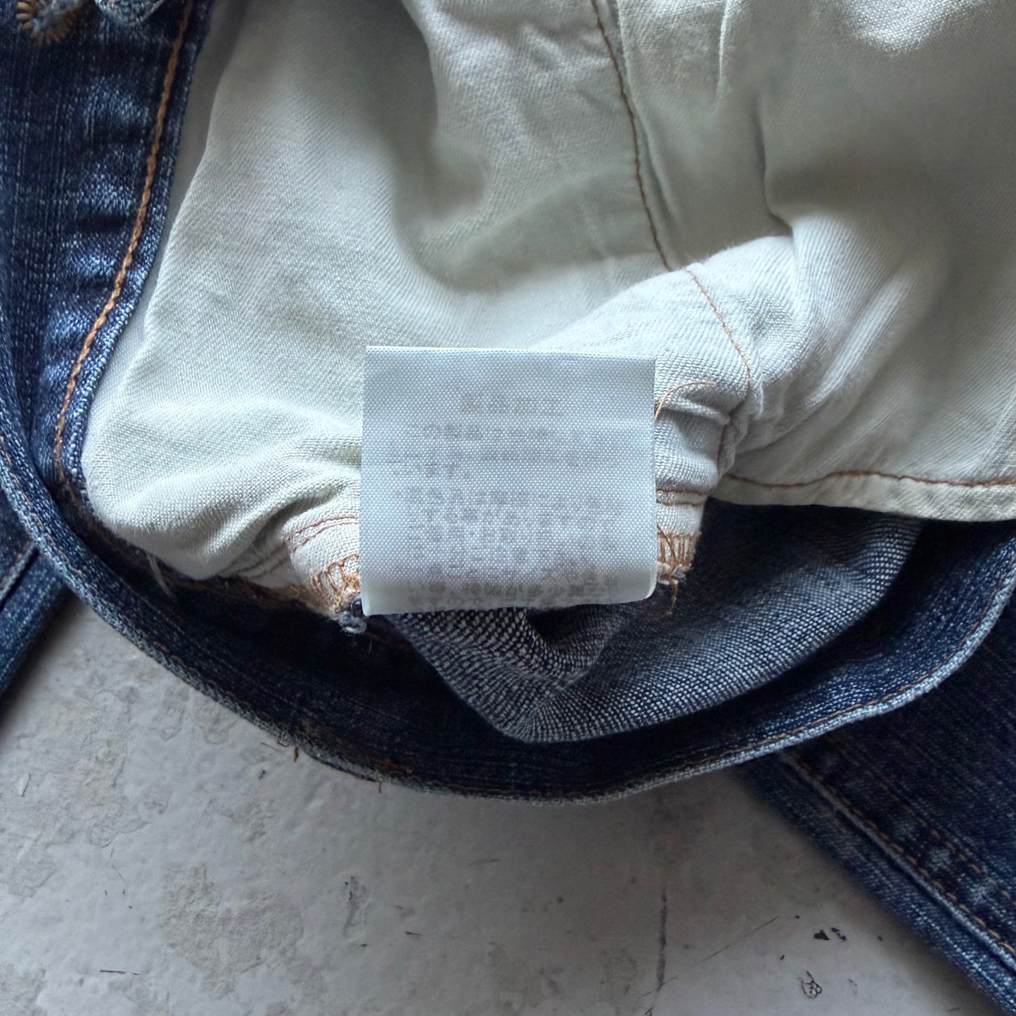 Cabane De Zucca Asymmetrical Button Denim (M)