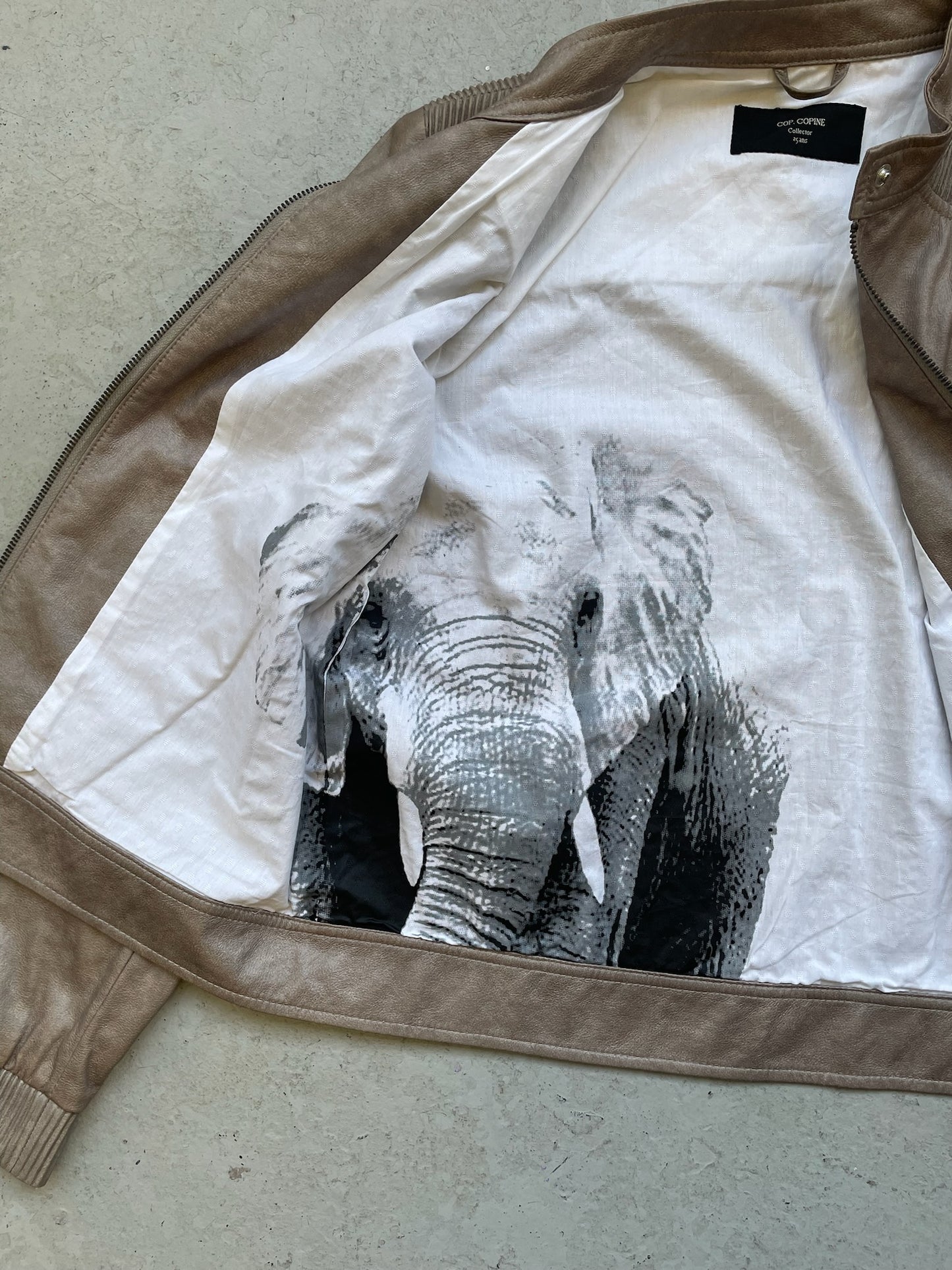Cop Copine Polyester Moto Jacket (S)