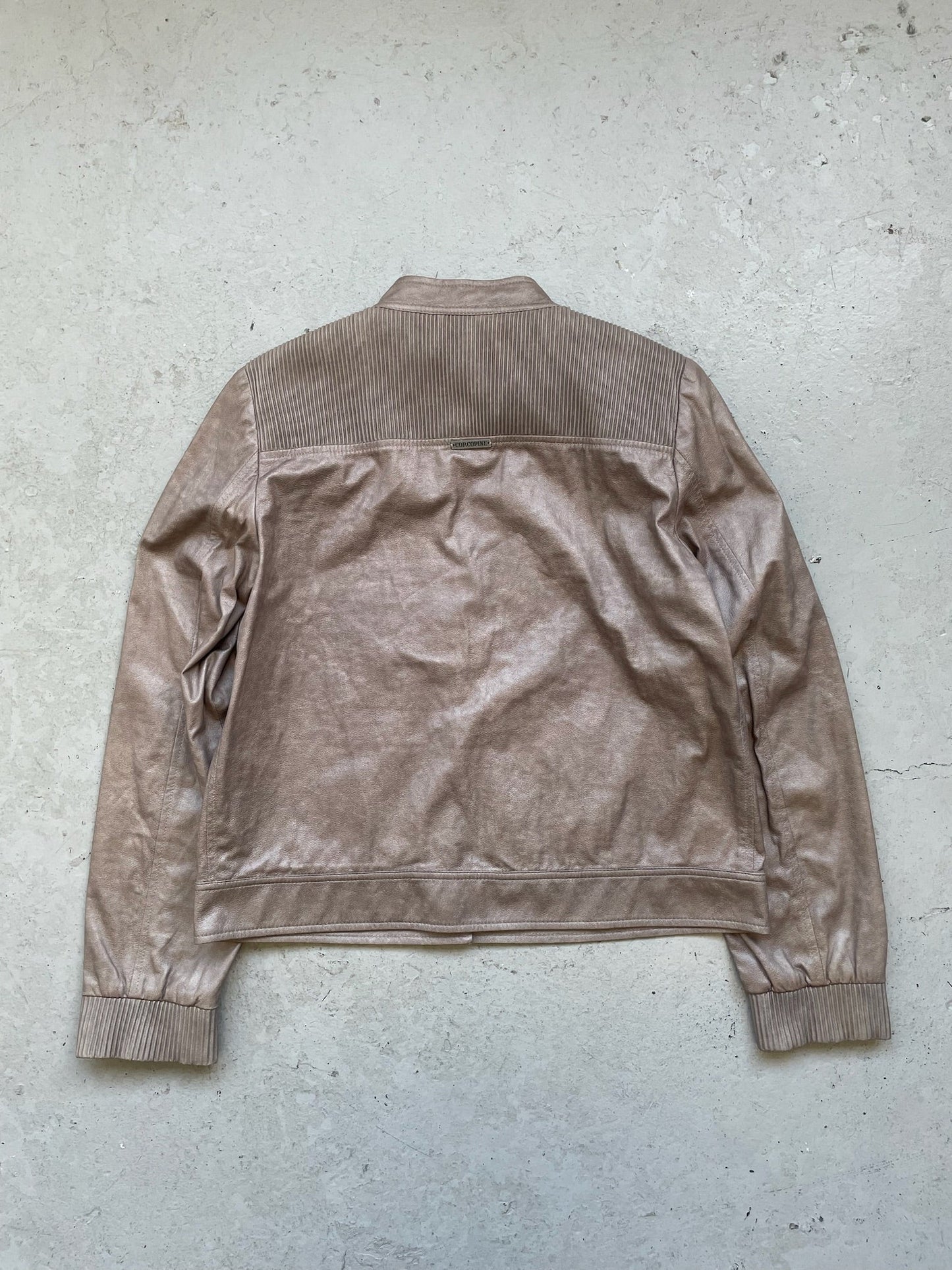 Cop Copine Polyester Moto Jacket (S)