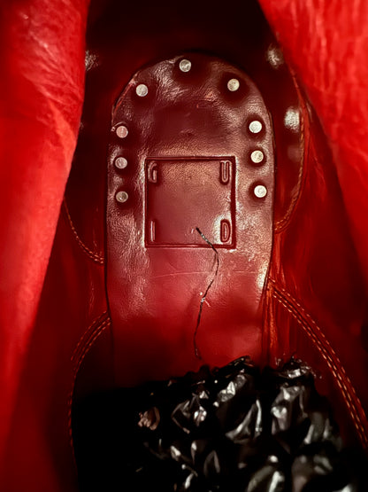 Guidi 210 Front Zip Red Soft Horse Leather Boots (40)