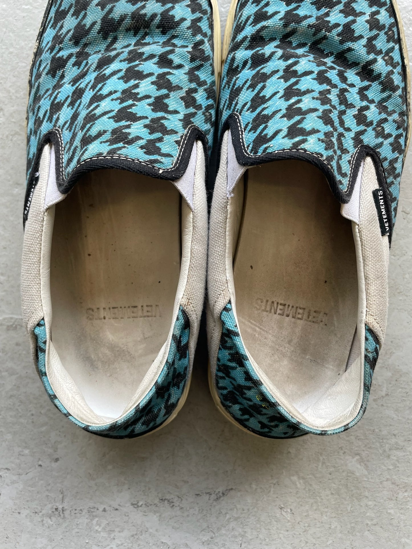 Vetements Checkered Slip Ons (40)