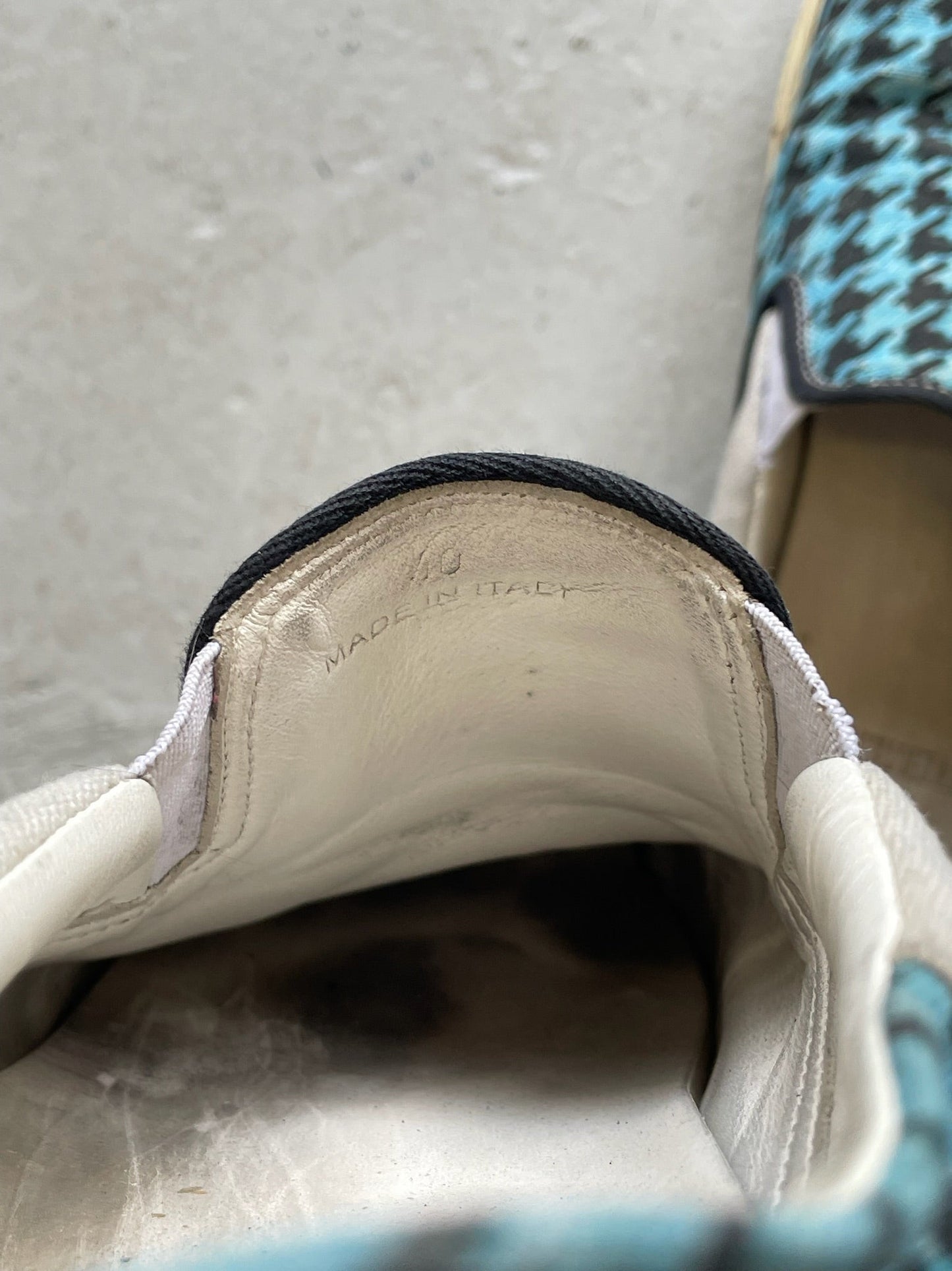 Vetements Checkered Slip Ons (40)