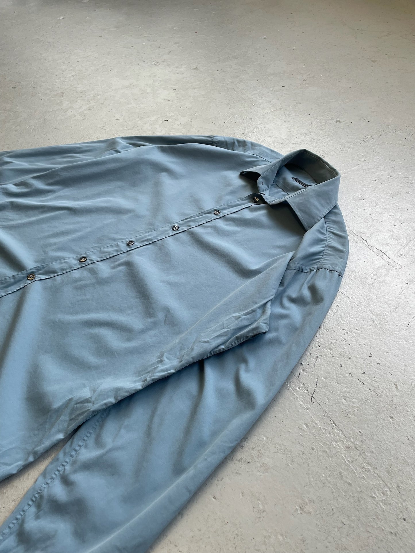Prada Light Blue Button Up (40)