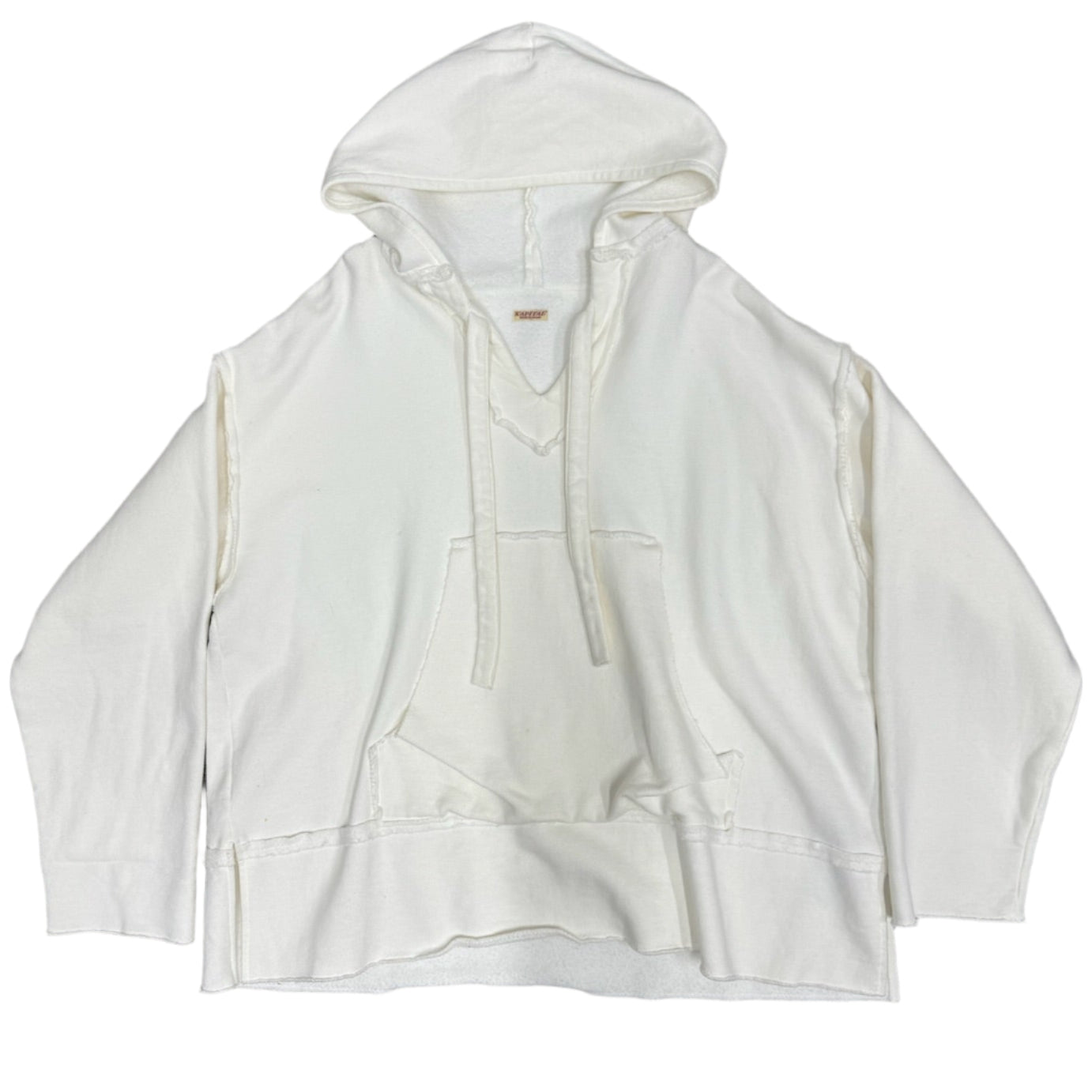 Kaptial White Constructed Hoodie (1)