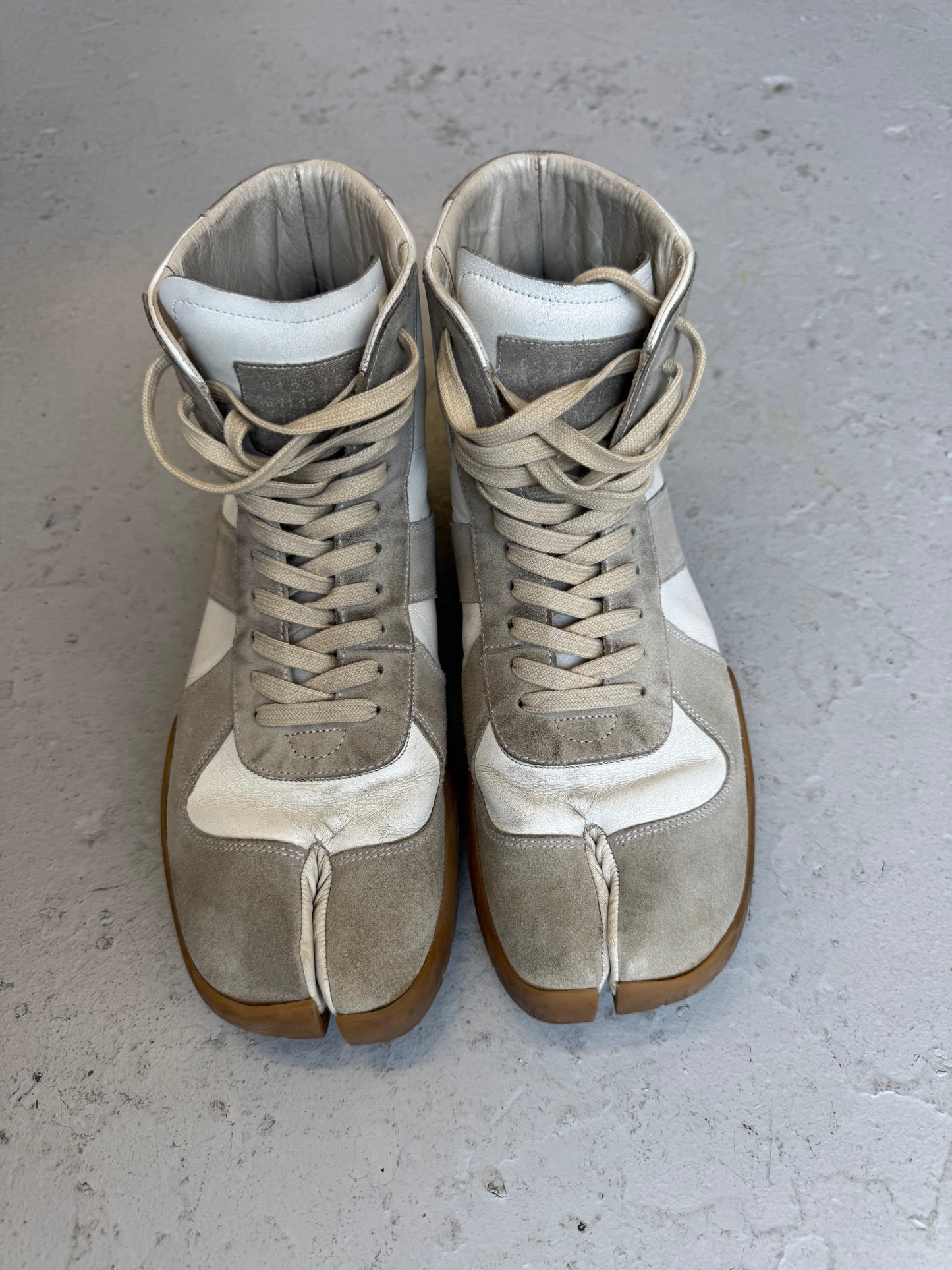 Maison Margiela Tabi Replica GAT White Leather (43)