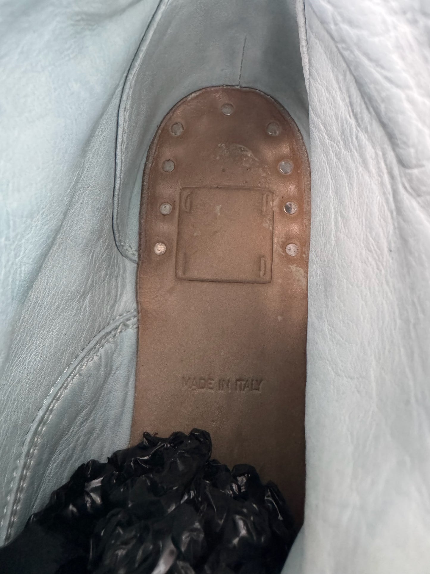 Guidi 310 Baby Blue Front Zip Soft Horse Leather Boots (37)