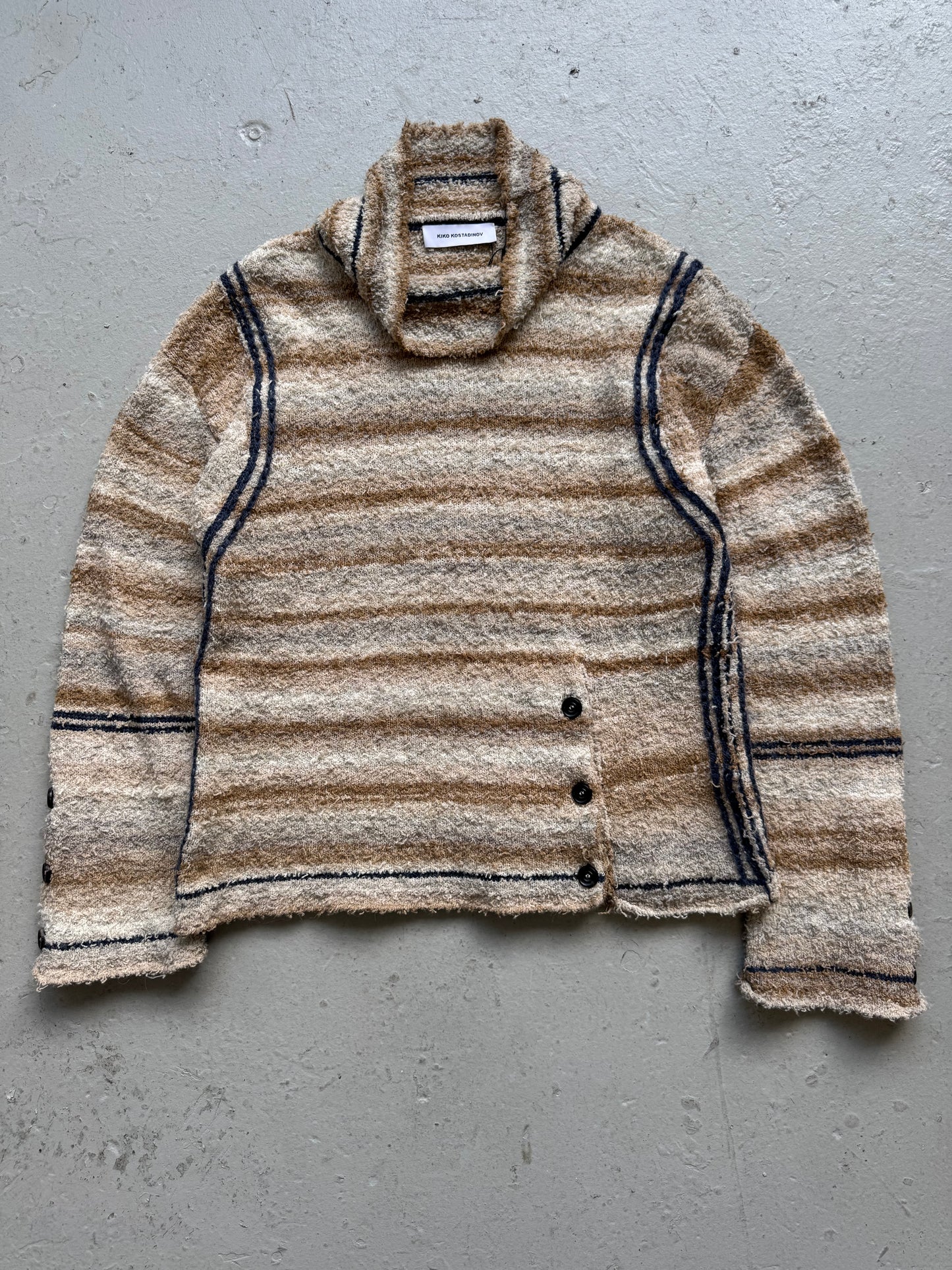 Kiko Kostadinov Scarpitta Beige Knit (50)