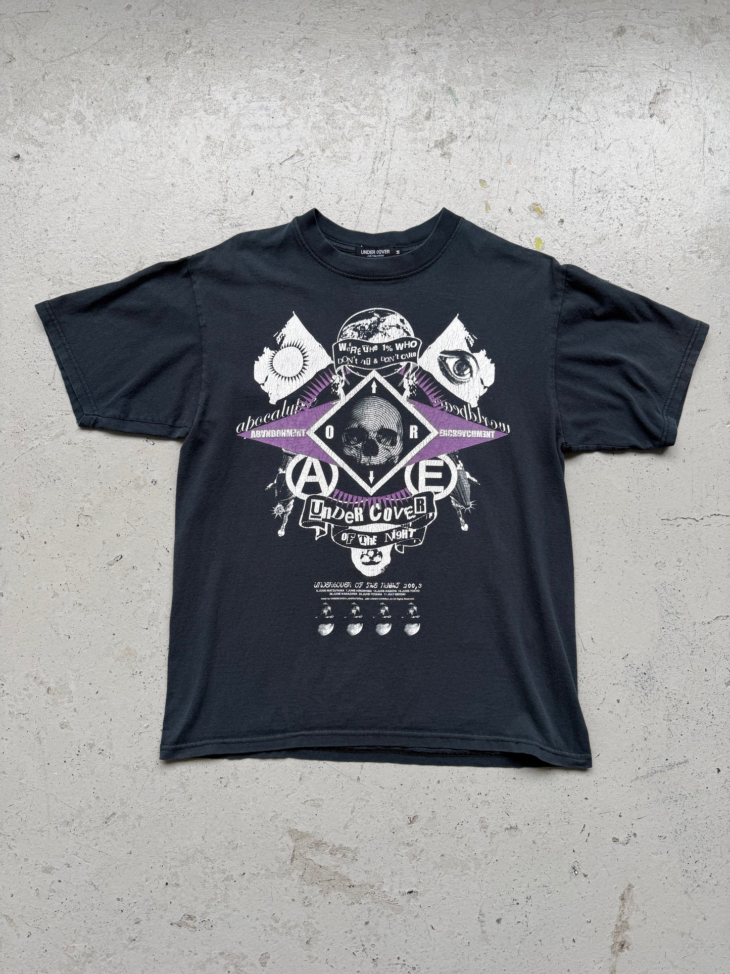 Undercover SS03 Scab "Undercover of the Night" Short Sleeve Shirt (M)