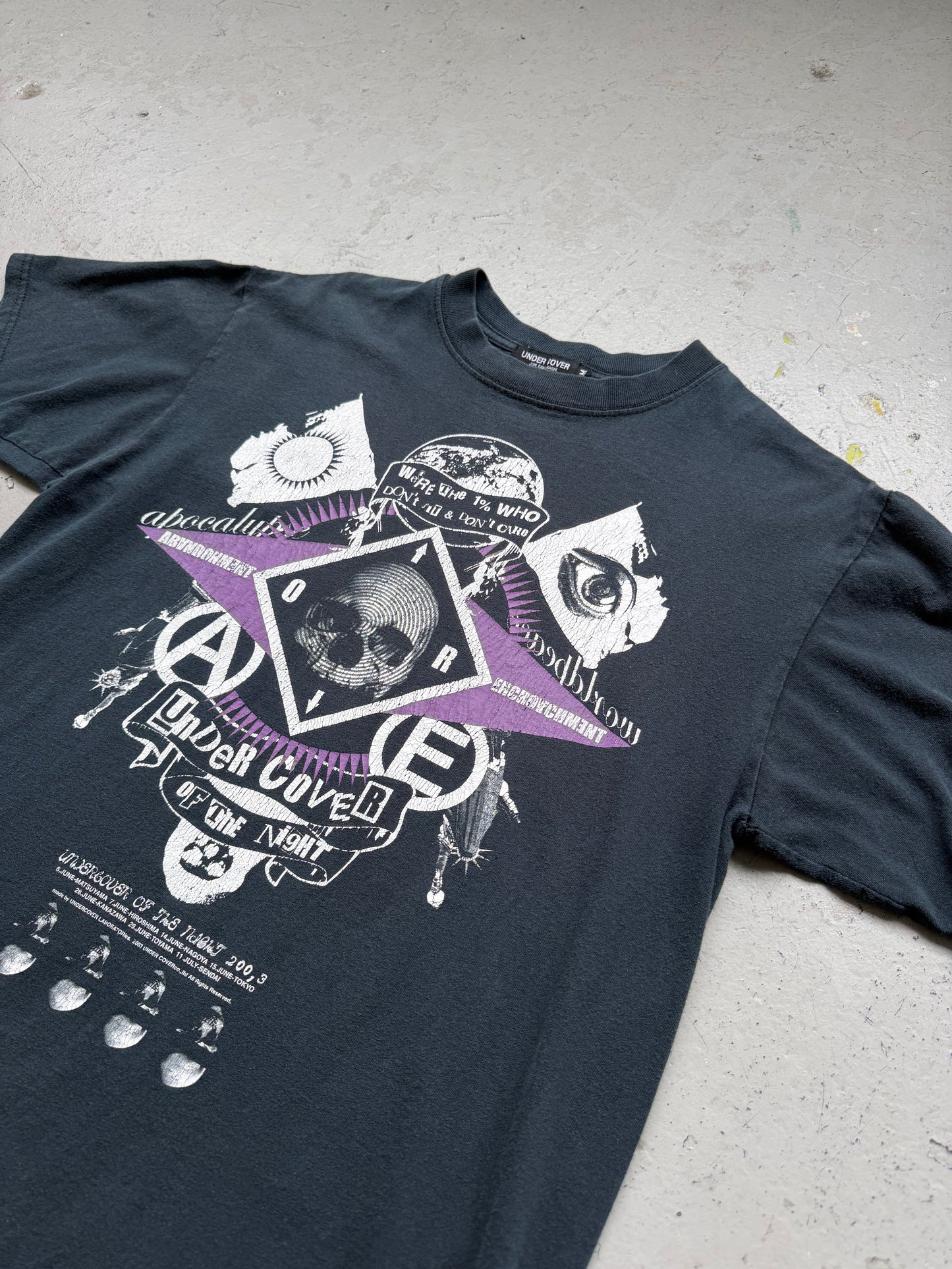 Undercover SS03 Scab "Undercover of the Night" Short Sleeve Shirt (M)