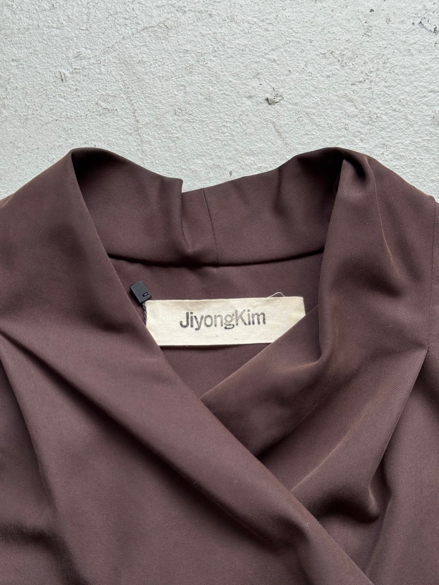 JiyongKim 22AW Brown Long Sleeve Shirt (L)