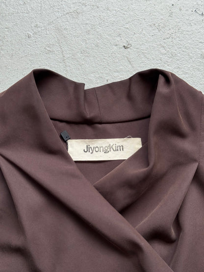 JiyongKim 22AW Brown Long Sleeve Shirt (L)