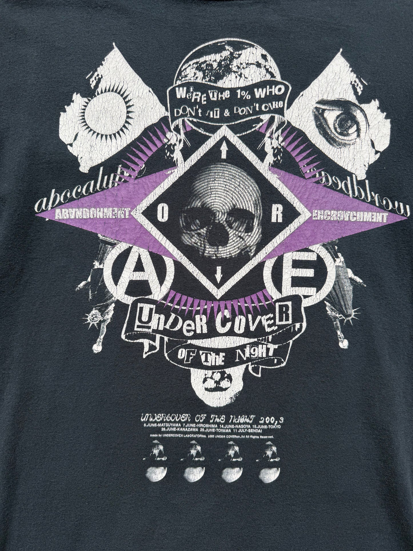 Undercover SS03 Scab "Undercover of the Night" Short Sleeve Shirt (M)