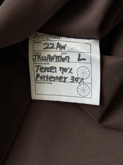 JiyongKim 22AW Brown Long Sleeve Shirt (L)