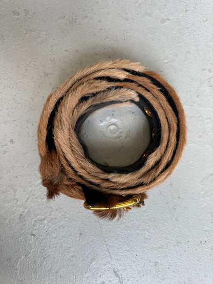 Prada FW17 Pony Fur Belt (OS)