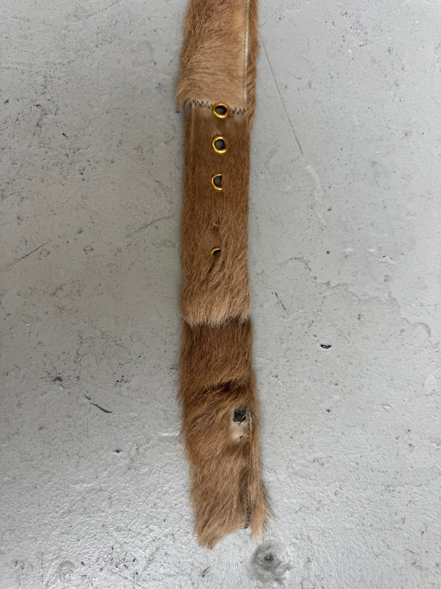 Prada FW17 Pony Fur Belt (OS)