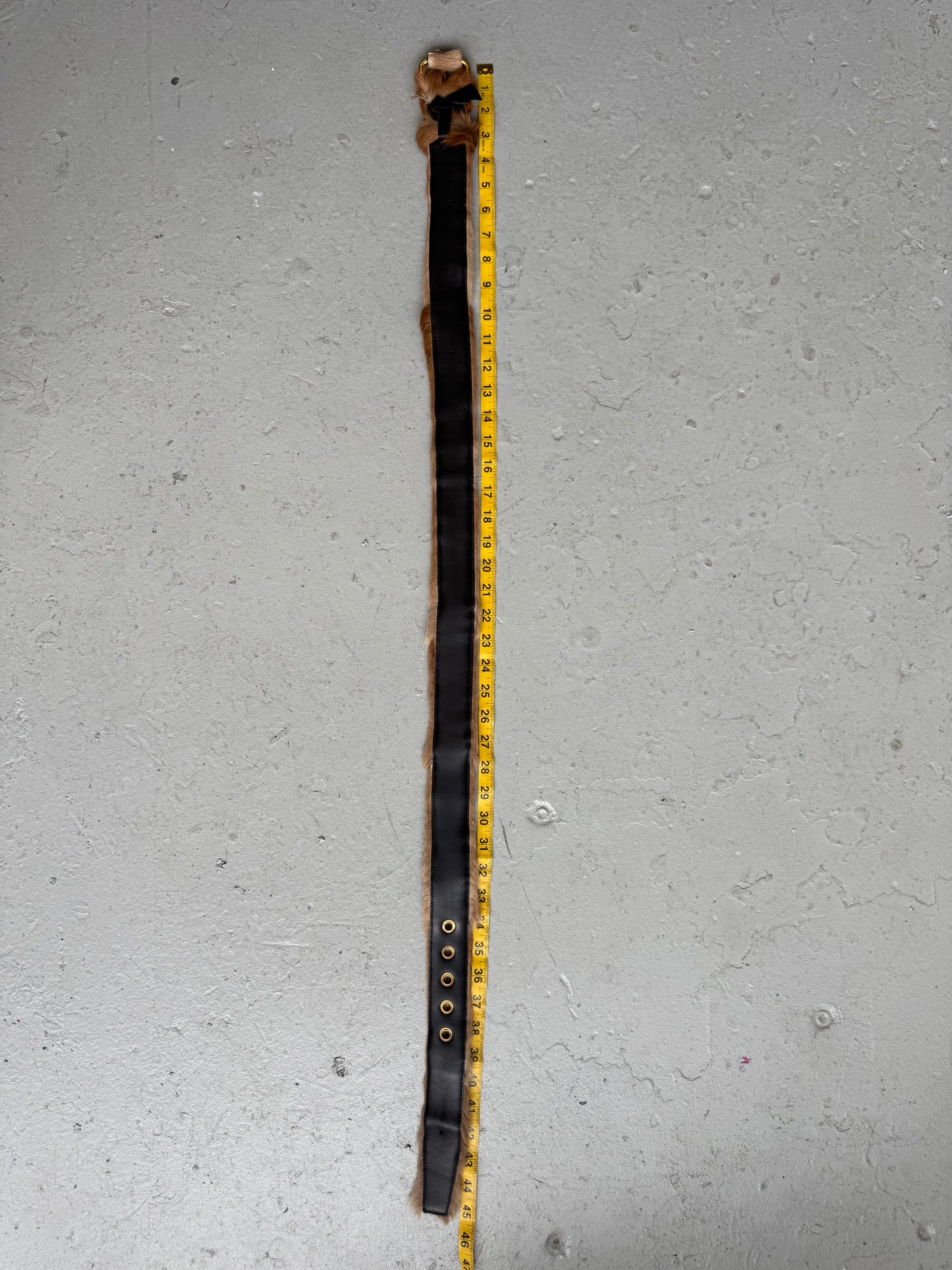 Prada FW17 Pony Fur Belt (OS)