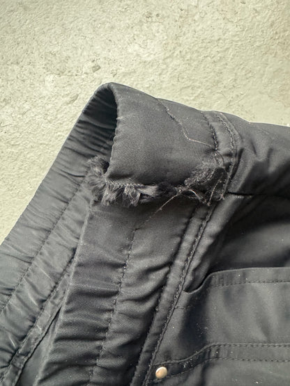 Rick Owens DRKSHDW Black Cargo Nylon Bela Pants (XL)