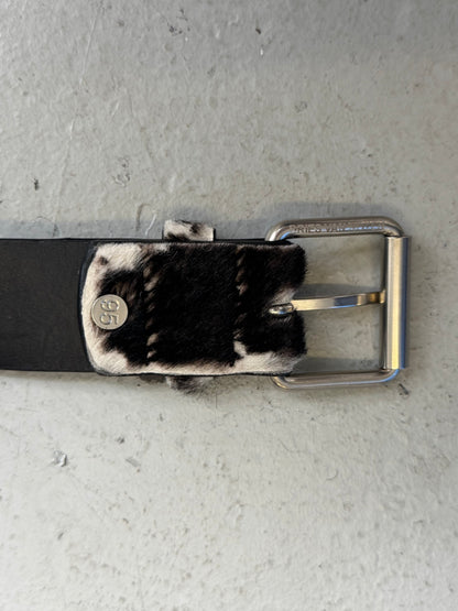 Dries Van Noten Pony Hair Cow Belt (OS)