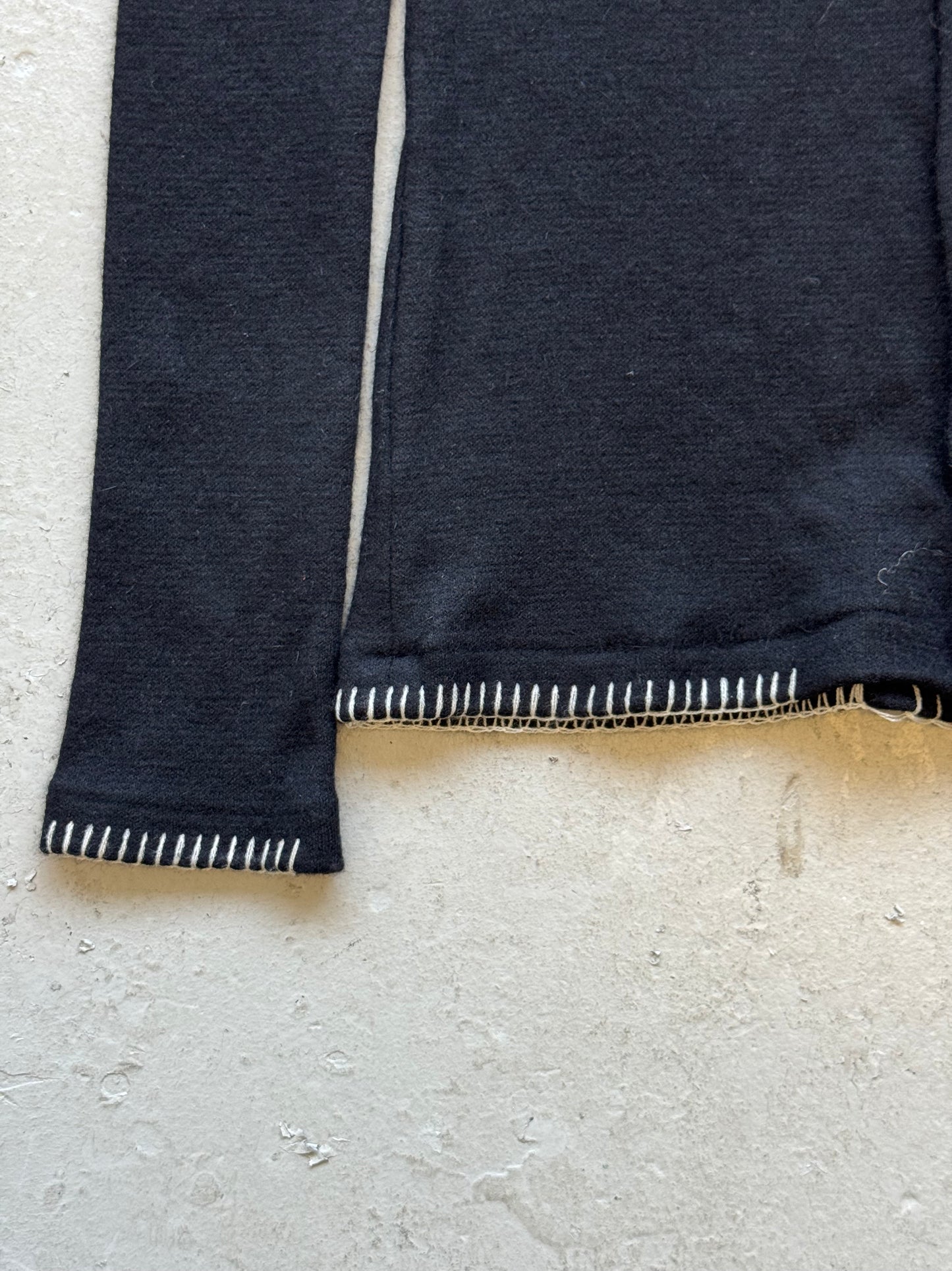 Yohji Yamamoto AW19 Angora High Neck Cardigan (2)