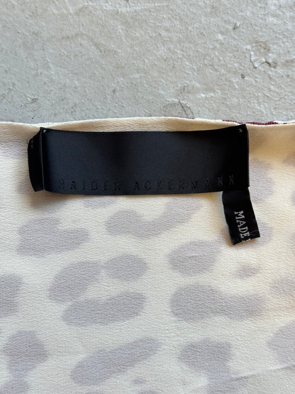 Haider Ackermann AW15 Leopard Print Scarf (OS)