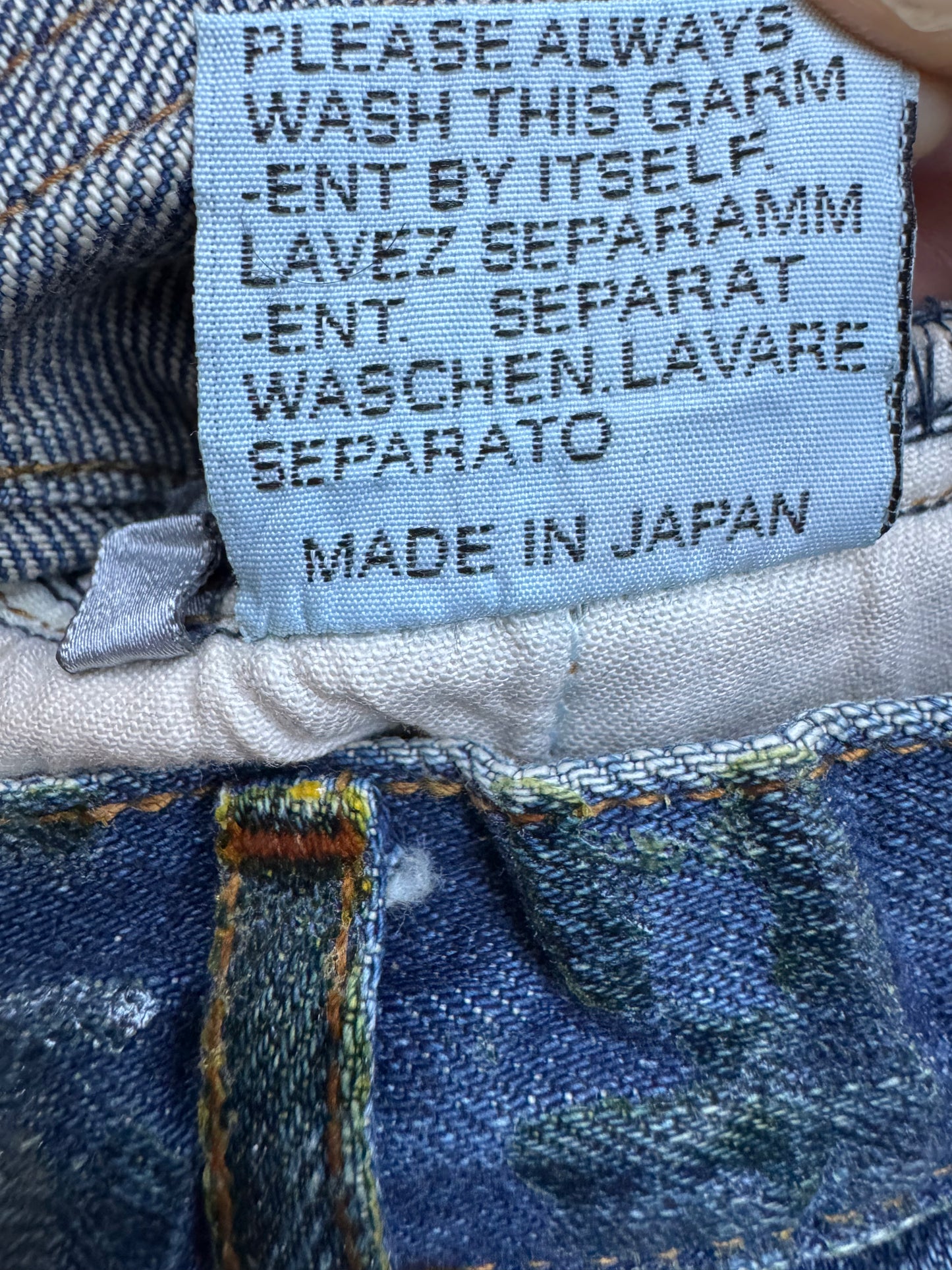 Dior Homme SS04 Luster Clawmark Denim (30)