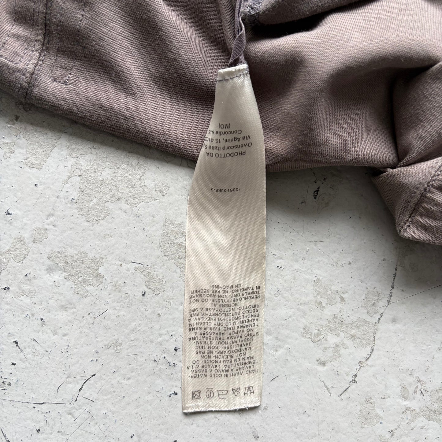 Rick Owens SS18 DIRT Iron Short Sleeve Shirt (XXL)