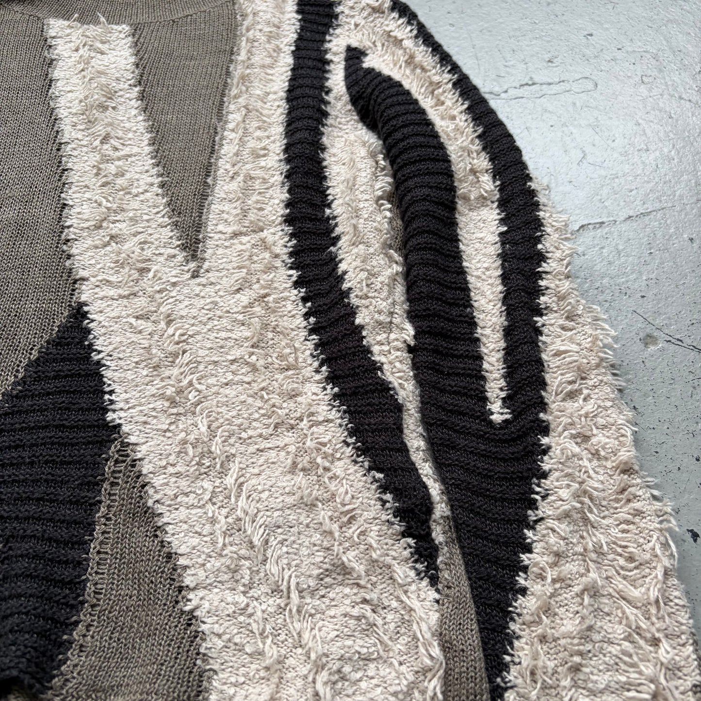 Yohji Yamamoto Y's Patterened Turtleneck (2)