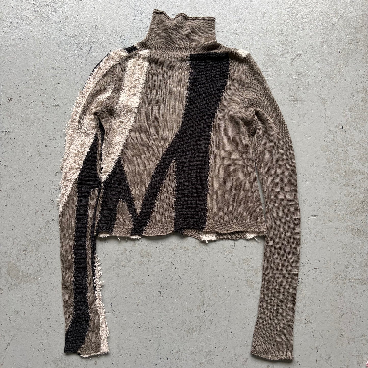Yohji Yamamoto Y's Patterened Turtleneck (2)