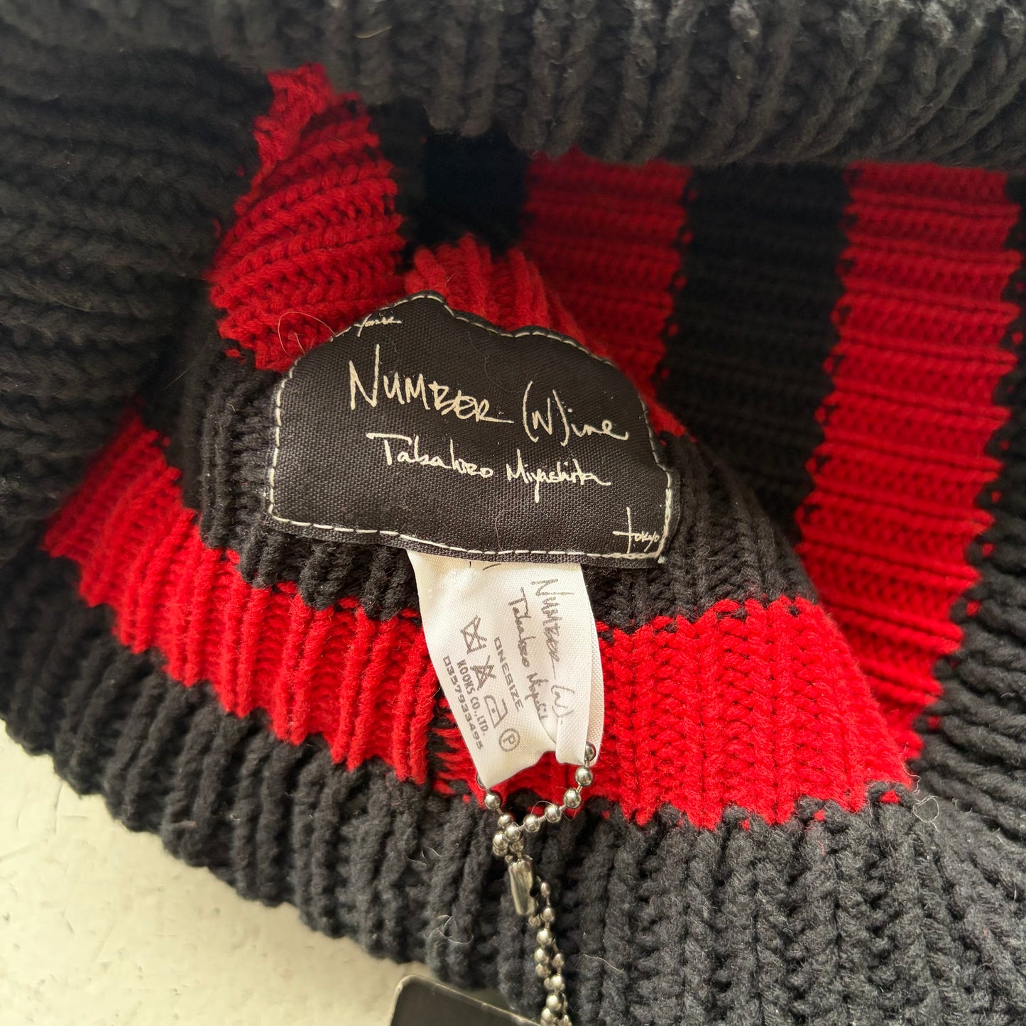 Number (N)ine Baloon Beanie Black (OS)