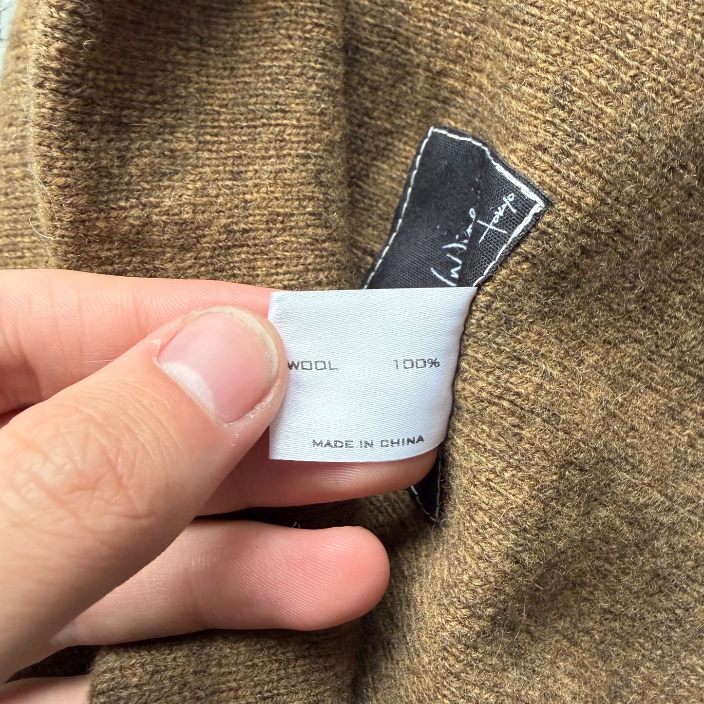 Number (N)ine Baloon Beanie Tan (OS)