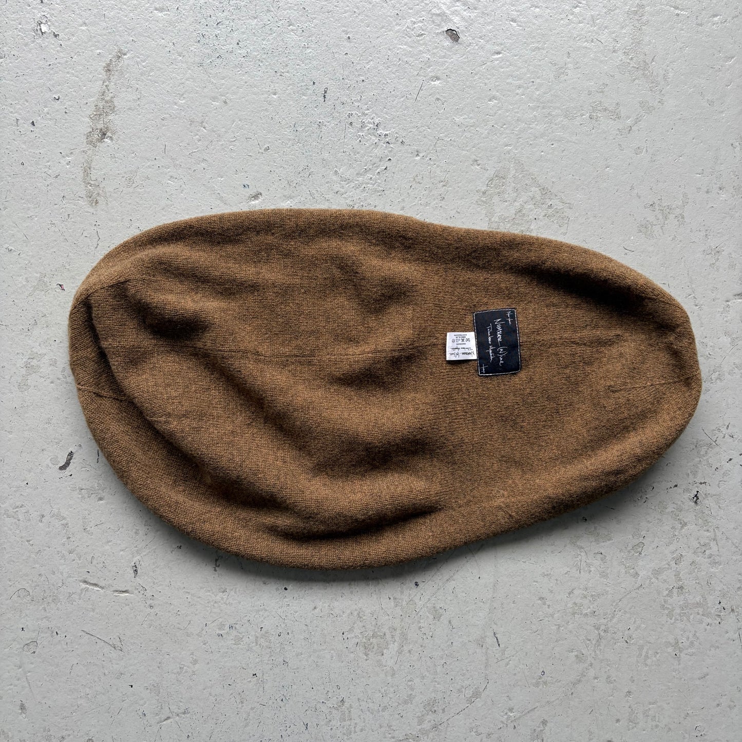 Number (N)ine Baloon Beanie Tan (OS)